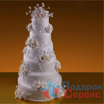 Торт «На серебряную свадьбу»