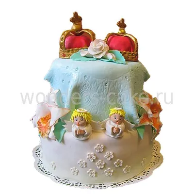 Торт “На венчание” Арт. 00321 | Торты на заказ в Новосибирске \"ElCremo\"