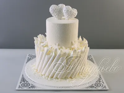 Торт на венчание категории Белые свадебные торты
