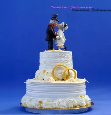Торт на свадебное торжество \"Золотая свадьба\" заказать с ценой от 2200.00  рублей