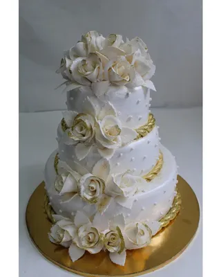 Торт на золотую свадьбу ⠀ Важность... - Кондитерська Praline | Facebook