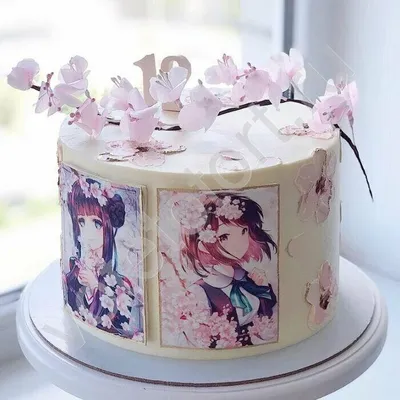 Торт в стиле Аниме на день рождения / Топ-30 лучших дизайнов тортов
