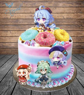 Торт Наруто Акацуки | Аниме торт, Торт, Тематические торты
