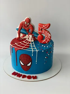 Торт Человек-паук мальчику на день рождения спб
