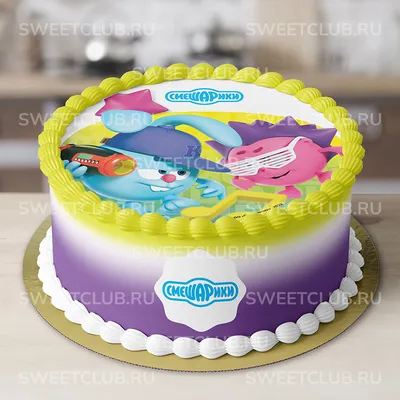 Детский торт для девочки \"Смешарики\" можно купить стоимостью от 2450.00  рублей