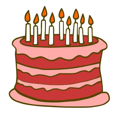 торт со свечками сверху, картинка именинного торта со свечами, кекс, свеча  фон картинки и Фото для бесплатной загрузки