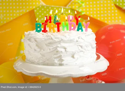 Свечи для торта «С Днём Рождения»