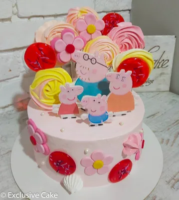 Торт Свинка Пеппа купить в Киеве | Exclusive Cake