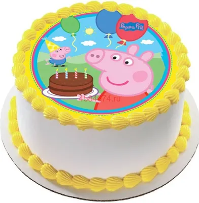 Peppa Pig Cake || Свинка Пеппа ТОРТ || Elena Stasevich HM - YouTube