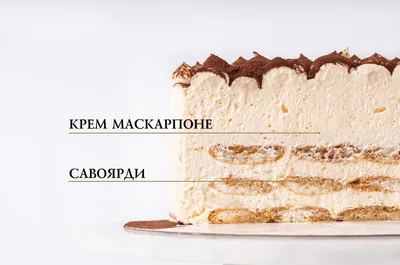 Торт Тирамису из печенья с маскарпоне классический рецепт фото пошагово и  видео - 1000.menu
