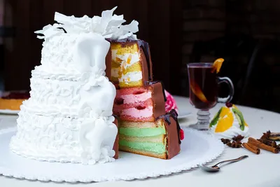 Прикольные торты на свадьбу на заказ в Москве цена