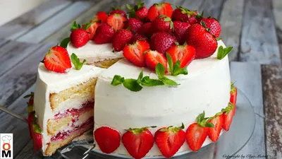 Strawberry Cake very delicious | English subtitles - YouTube