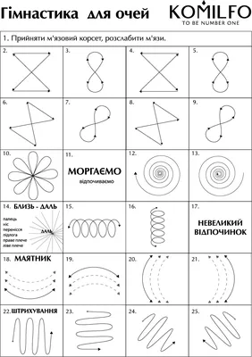 Упражнения для зрения при близорукости