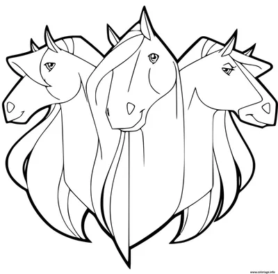 Предпросмотр схемы вышивки «три белых коня» (№1186847) - Вышивка крестом