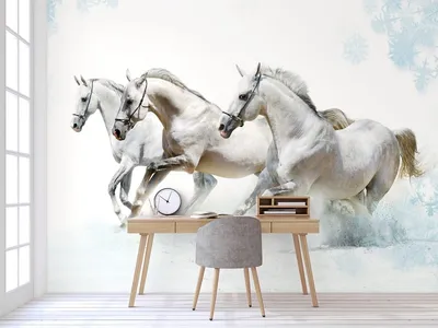 Работа — Три белых коня, автор Степанова Юлия