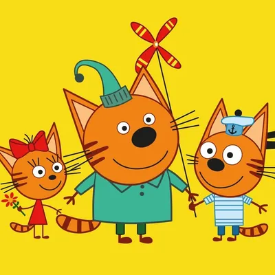 Три кота фигуры Карамельки, Компота и Коржика для печати формата А4-А0 -  Устроим Праздник! Детский день рождения: шаблоны, кэндибар