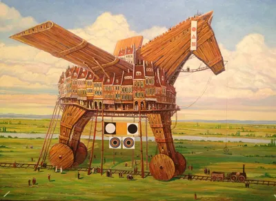 Троянский конь - Картинная галерея «Гильдия мастеров»: продажа картин в СПб