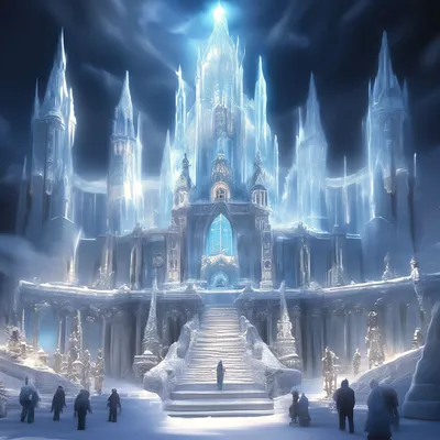 Царство снежной королевы,ледяное …» — создано в Шедевруме