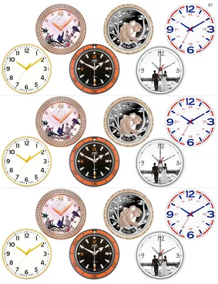 Круглый циферблат часов заказать в интернет магазине