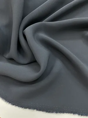 Ткань креп кади шёлковый цвета маренго купить в интернет магазине Лантекс