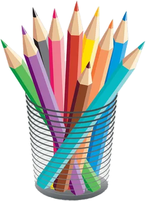 Цветные карандаши на прозрачном фоне — 3mu.ru | Детсадовские художественные  проекты, Художественные проекты, Шаблоны печати