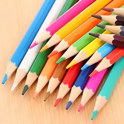 12 цветов рождественские цветные карандаши художественные карандаши для  рисования для детей раскраски для рисования | AliExpress
