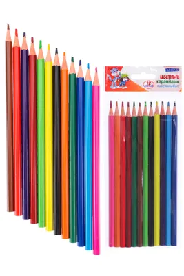 Карандаши цветные для рисования набор из 6 цветов Юнландия \"Малыши-карандаши\",  деревянные, для детей, укороченные, заточенные - купить с доставкой по  выгодным ценам в интернет-магазине OZON (160797502)