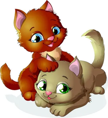 Красивые картинки животных для детей нарисованные цветные (36 фото) •  Прикольные картинки и юмор | Милые котики, Кошки и котята, Кошки