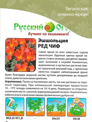 Семена цветы Эшшольция махровая смесь, 0,2 г (ID#1525209317), цена: 5 ₴,  купить на Prom.ua