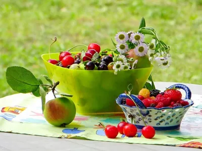 Цветы и фрукты - фото и картинки: 62 штук