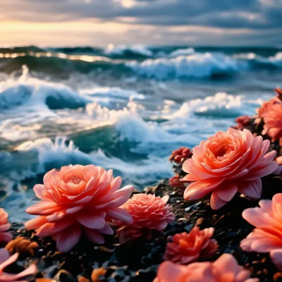 Полевые цветы и море :: Глеб Буй – Социальная сеть ФотоКто
