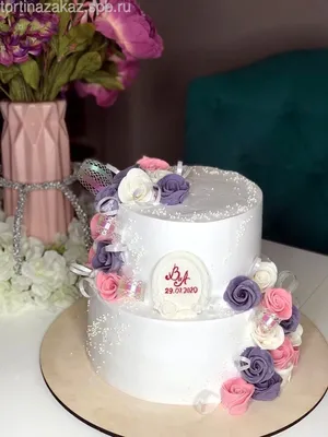 Торт «Цветы» – роскошный подарок от кондитерской «ОНИКС»