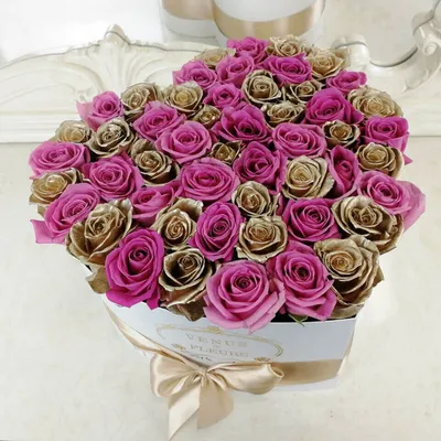 Розы в коробке \"Доброго утра\" за 9 890 руб. | Бесплатная доставка цветов по  Москве
