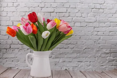 Купить Светящиеся цветы Тюльпаны 21 шт. Белые (зеленая/синяя) в  MotionLamps.ru