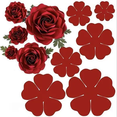 Купить 1 шт. 3D цветок розы трафареты для вырезания трафареты для  скрапбукинга тиснение DIY ремесла бумажные карты альбом декор металлические  штампы | Joom