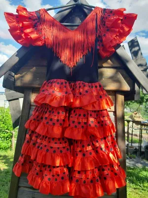 Черно-красное платье цыганки» — создано в Шедевруме