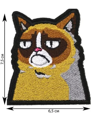 Dream Shirts Новогодняя футболка с принтом Мем Угрюмый кот / Grumpy Cat