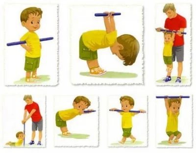 Простые упражнения детям для красивой и ровной осанки
