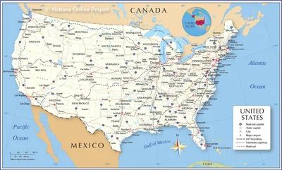 Amazon.com : USA Map for Kids - Laminated - United States Wall Chart Map  (18 x 24) : Office Products