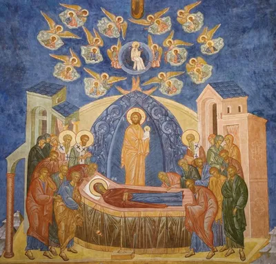 Успение Пресвятой Богородицы, икона 24 х 30 см - купить в православном  интернет-магазине Ладья
