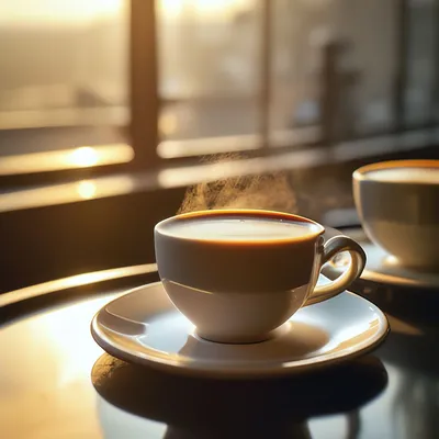 ☕Утренний Кофе. угощаю…» — создано в Шедевруме