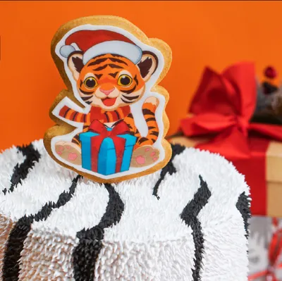 Вафельная картинка для украшения торта Тигрята диаметр 18,7 см по цене 121  ₽ купить в Петербурге, Москве и других городах России