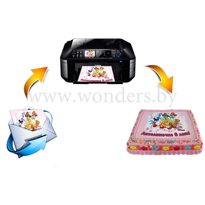 Печать на вафельной бумаге | Печать на съедобной бумаге | Фотопечать для  торта | Съедобная печать