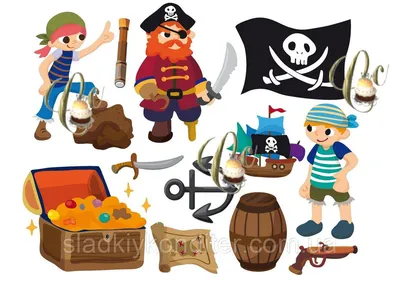 Картинка для торта \"Пираты Карибского моря\" (Pirates of the Caribbean)-  PT103457 печать на сахарной пищевой бумаге