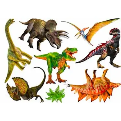 Вафельная картинка \"Динозавры-10\" (А4) купить в Украине