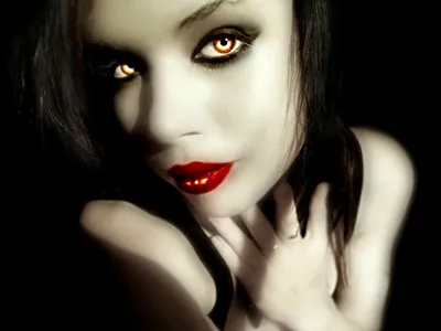 Красивый Готический Девушка Вампир Грим Карикатура — стоковые фотографии и  другие картинки Вампир - iStock