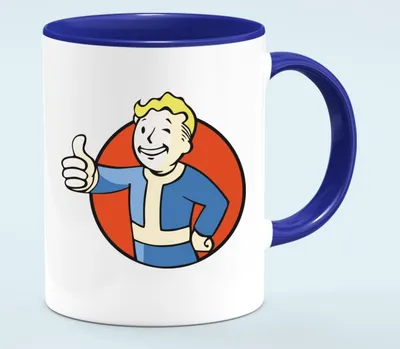 Деревянный постер \"Fallout #16 Vault-Boy thumbs up\" - «OXO» - ЯРМАРКА в  Украине