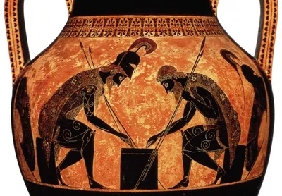 Античные вазы — почему они черного и красного цвета