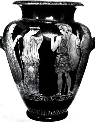 Украшение древнегреческой керамики