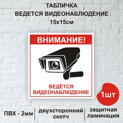 598 Знак Внимание. Ведется видеонаблюдение купить в Минске, цена